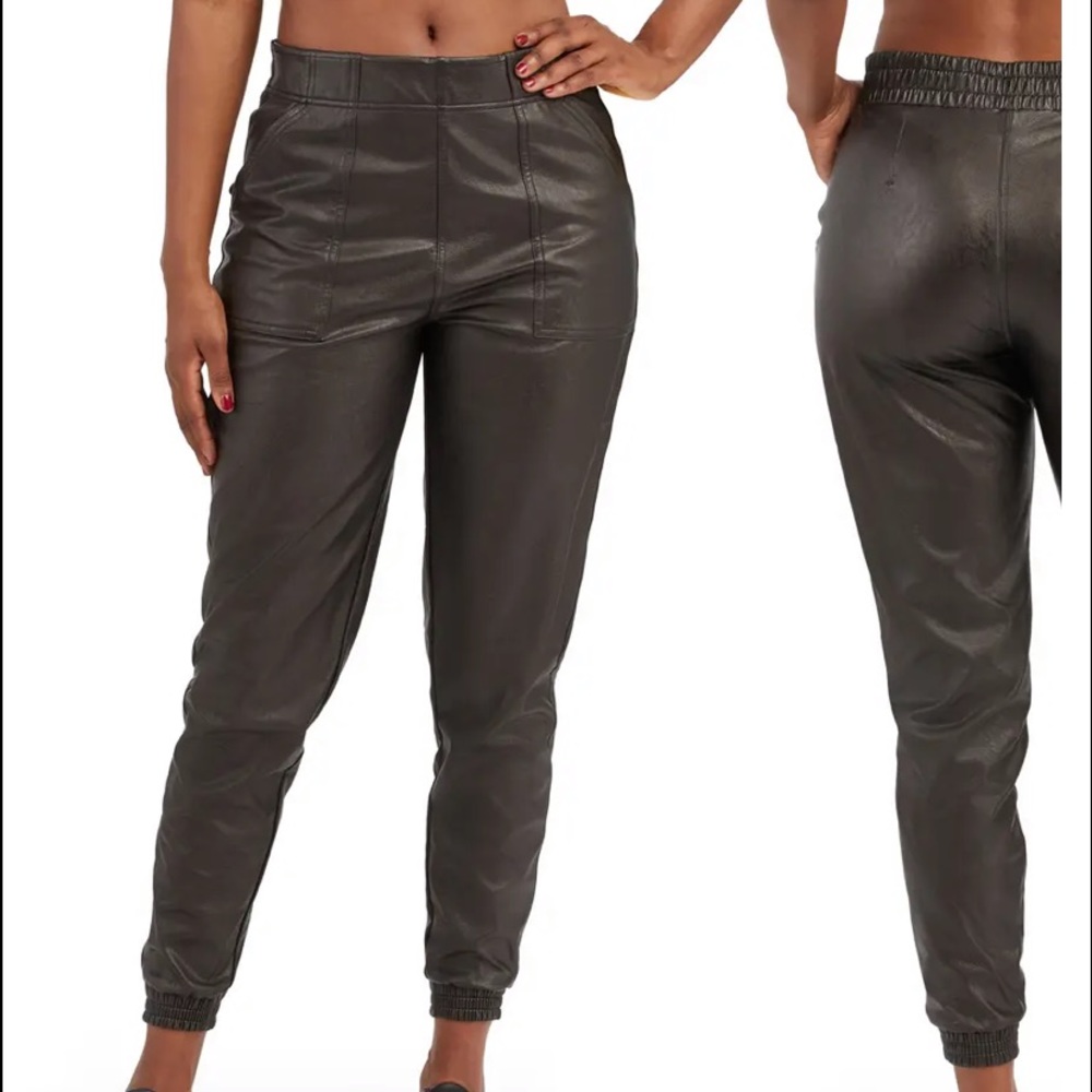 Spanx Faux Leather Jogger Pant